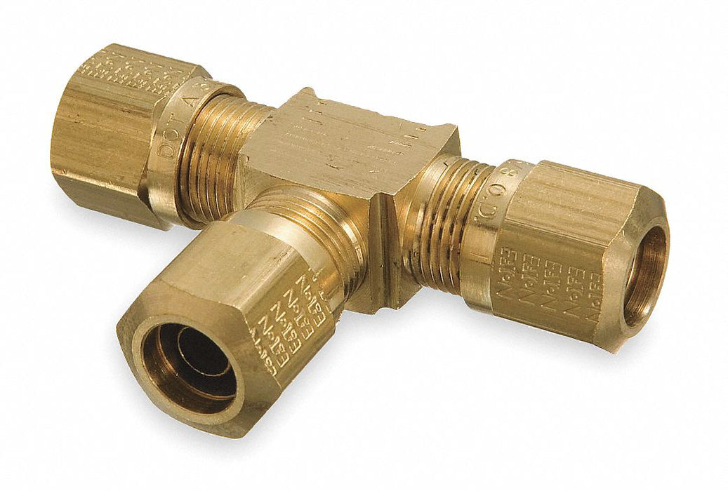 Tee Brass Comp3/8 Comp3/8 Comp3/8 