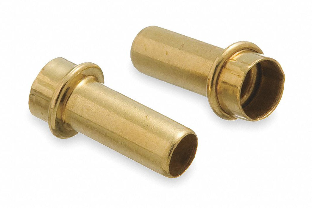 Tube Insert 1/4 in Brass PK10