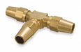Tee Brass Comp3/8 Comp3/8 Comp3/8 