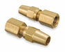 Strt Brass Comp. 3/8 in MNPTF 1/2 in