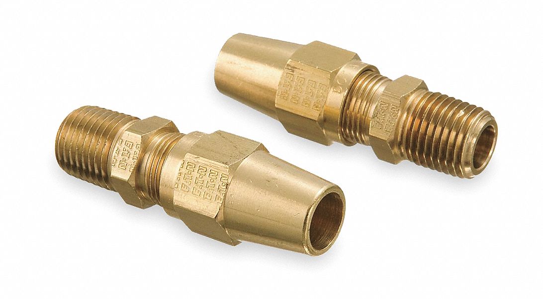 Strt Brass Comp. 3/4 in MNPTF 1/8 in