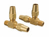 Tee Brass Comp3/8 Comp1/4 MNPT1/4 