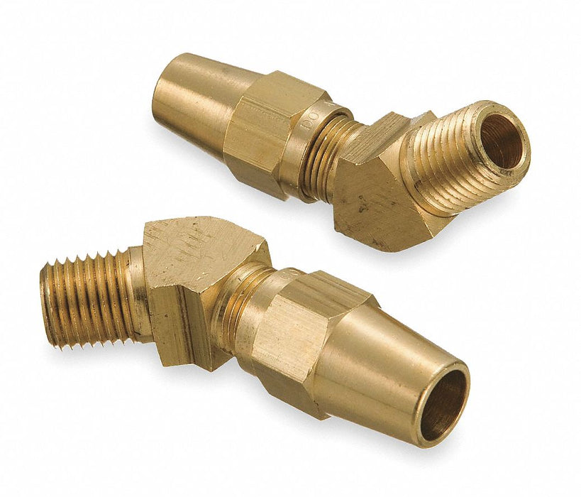 Elbow Brass Comp. 3/8 in NPTF 3/8 in