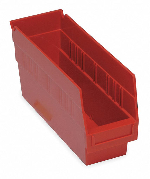D5563 ShelfBin 11.625inL 4.125inW Plastic