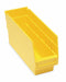 D5563 Shelf Bin Yellow Polypropylene 6 in