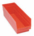 E5733 ShelfBin 17.875inL 8.375inW Plastic