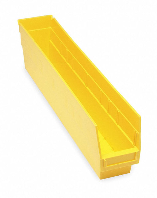 E5735 ShelfBin 23.625inL 4.125inW Plastic