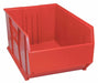 E6588 Bin Red Polypropylene 17 1/2 in