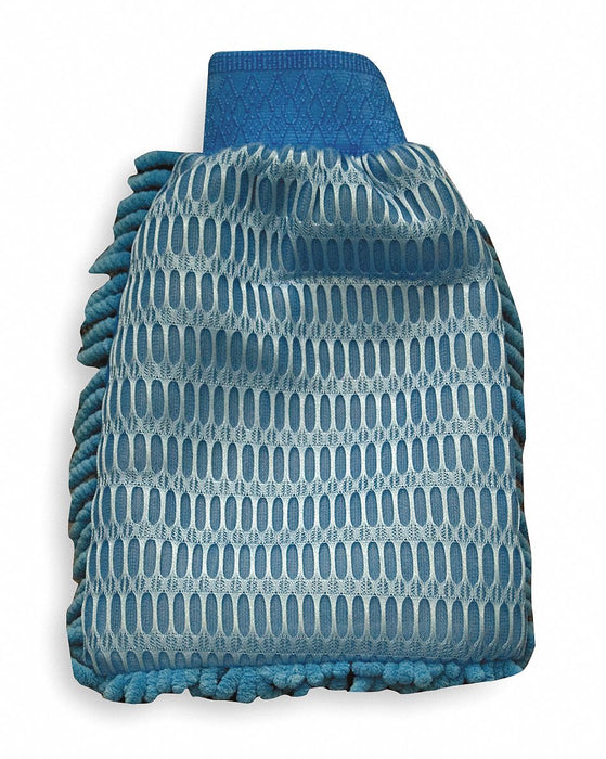 Scrubbing Mitt 11 1/2 in L Blue