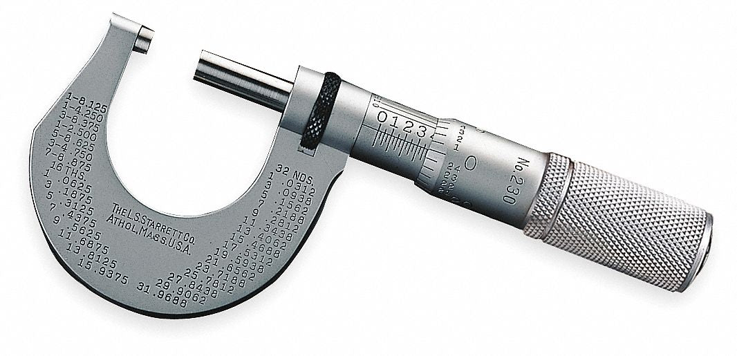 Outside Micrometer 1 In Friction