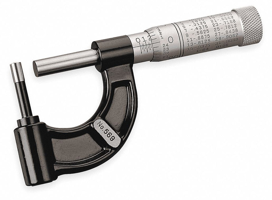 Tube Type Outside Micrometer 1 In