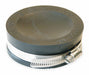 Round End Cap PVC 3 in For Pipe Size