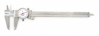Dial Caliper w/Case 8 In White