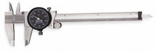 N1173 Dial Caliper w/Case 6 In Black