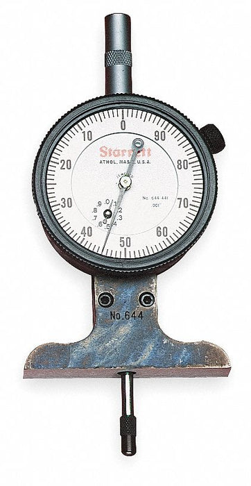 Dial Depth Gage 3 In 2 1/2 In Base