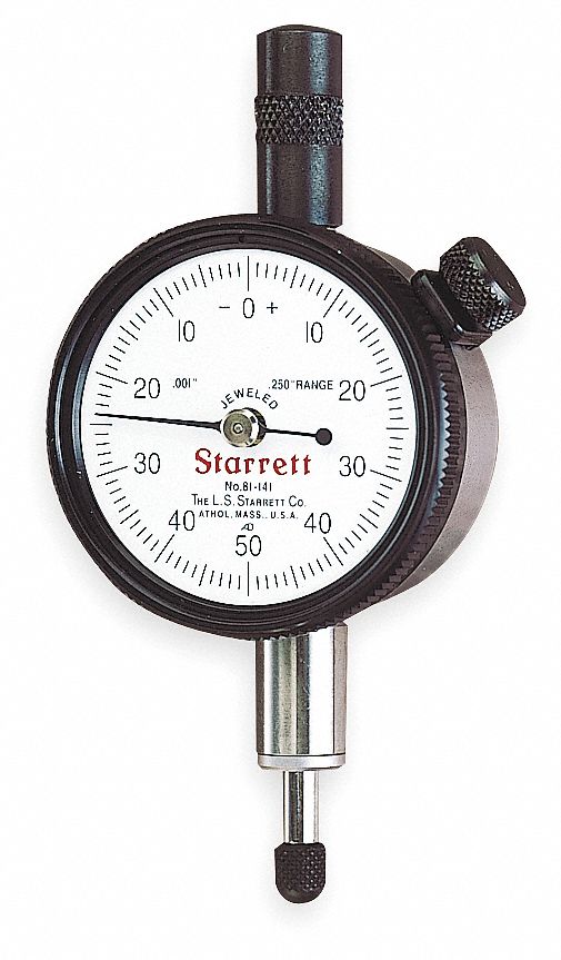 Dial Indicator 0 to 0.250 In 0-100