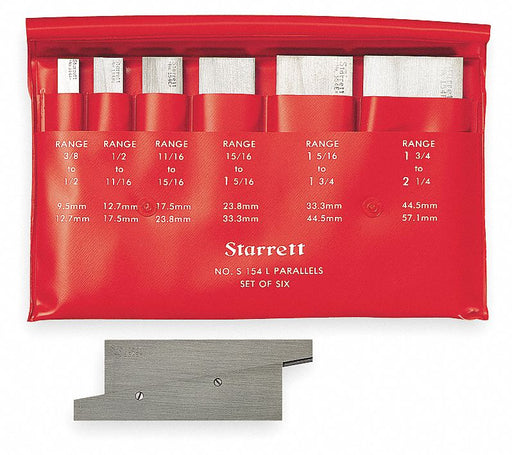 Precision Adj Parallel Set 3/8-2 1/4 In