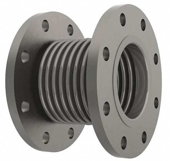 Metal Expan Joint 3 11/16 Dia Flanged SS