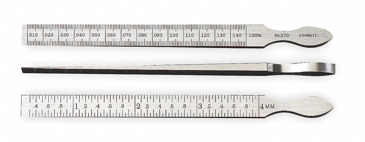 Taper Gauge Graduations 0.001 in
