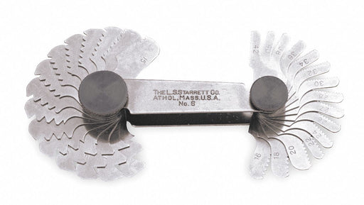 Thread Pitch Gauge Set Thread Ang 60 deg