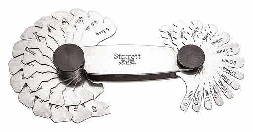 Thread Pitch Gauge Set Thread Ang 60 deg