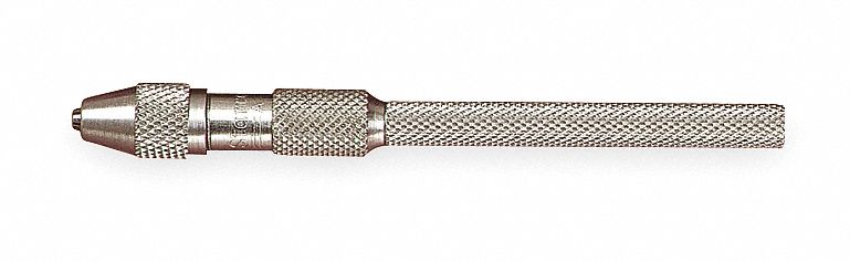 Pin Vise 0-.040 In Nickel Plated