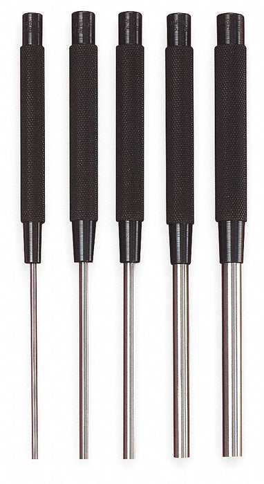 Drive Pin Punch Set 5 Pieces Steel