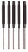 Drive Pin Punch Set 5 Pieces Steel