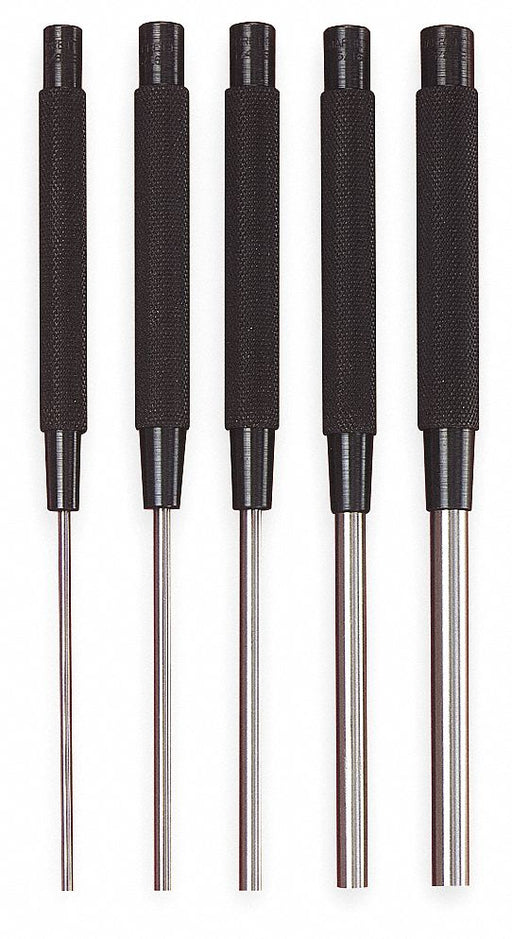 Drive Pin Punch Set 5 Pieces Steel