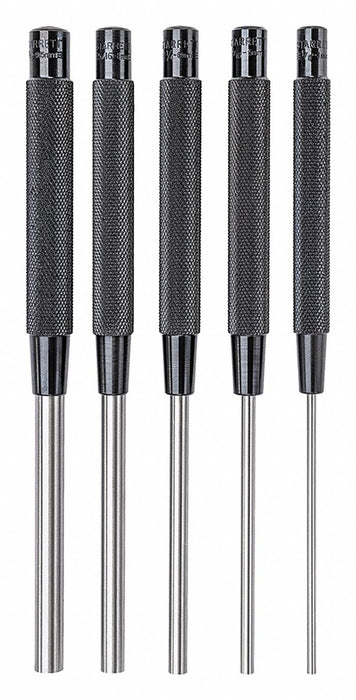 Drive Pin Punch Set 5 Pieces Steel