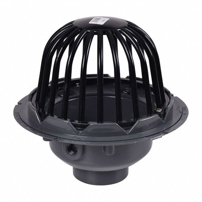 PVC Roof Drain w/ABS Dome and Guard 3 