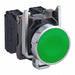 H7079 FlushPushButtnOp NonIllum Grn 1NO/1NC
