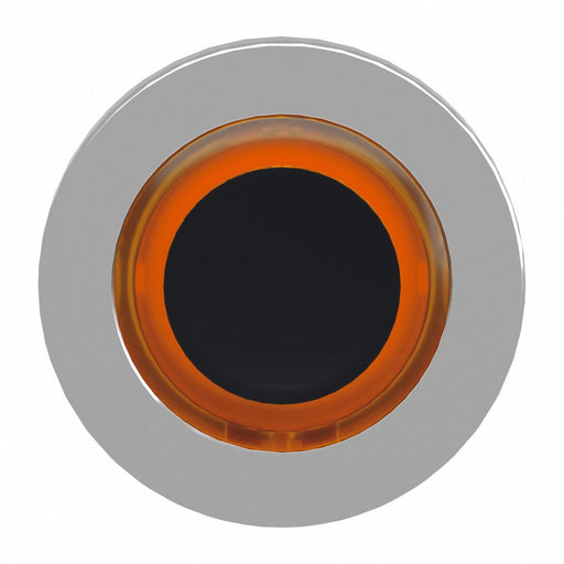 Flush Push Button Orange No Lamp 30mm