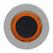 Flush Push Button Orange No Lamp 30mm