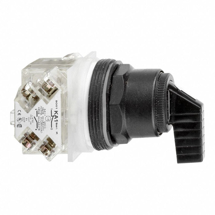 LongHandleSelectorSwitch Black 3Pos 30mm