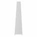WIRE DUCT COVER FLUSH WHITE 2.25WX0.35D
