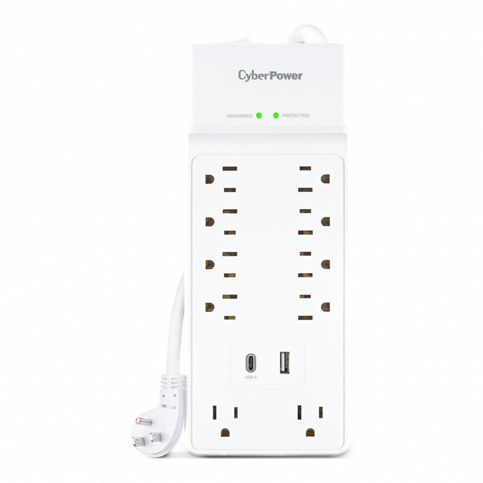 OutletStrip White 9-3/4in 10Outlets