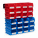 Storage Bin Red/Blue Plastic