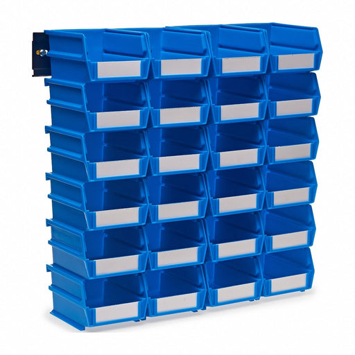 Storage Bin Blue Plastic