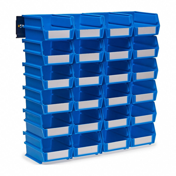 Storage Bin Blue Plastic