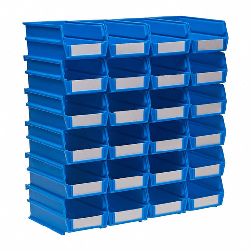 Storage Bin Blue Plastic