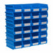 Storage Bin Blue Plastic