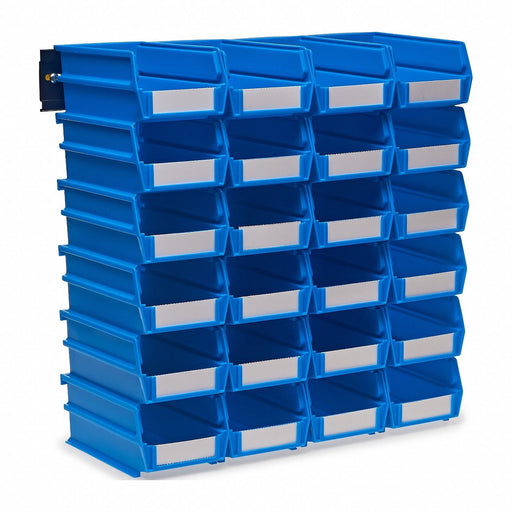 Storage Bin Blue Plastic