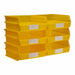 Storage Bin Yellow Plastic