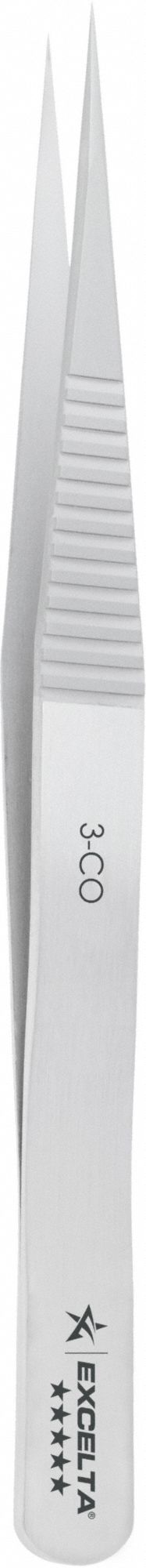 Tweezers Cobalt 4 1/2 L Straight Point