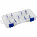 CompartmentBox 5inW 9.125inL Clear