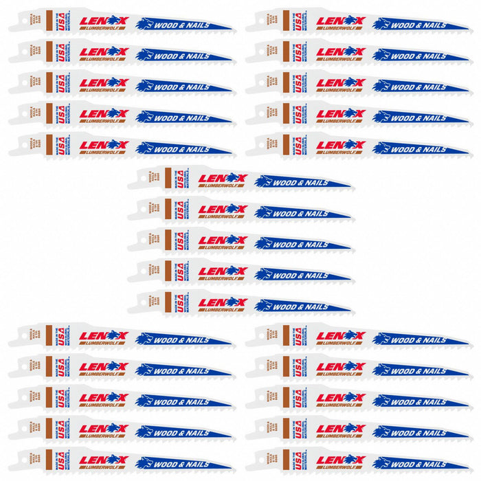ReciproSawBlade L 6 TPI 6 PK25 Tapered