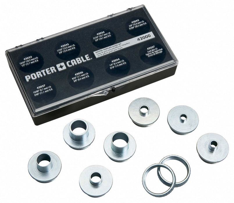 RouterTemplateGuideKit Steel #ofPieces10