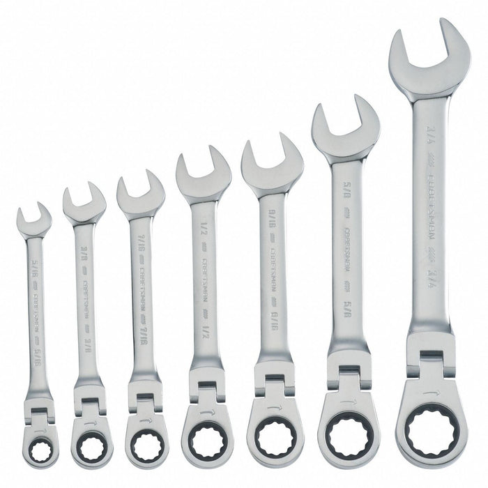Combination Wrench Set 12 Points Chrome