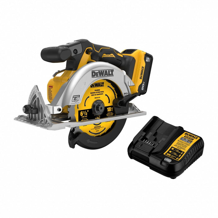 Circular Saw Kit 6.5 in Dia 4950 RPM